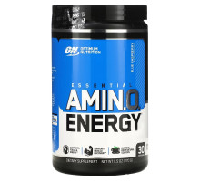 Optimum Nutrition, Essential Amin.O. Energy, голубая малина, 270 г (9,5 унций)