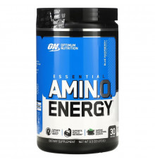 Optimum Nutrition, Essential Amin.O. Energy, голубая малина, 270 г (9,5 унций)