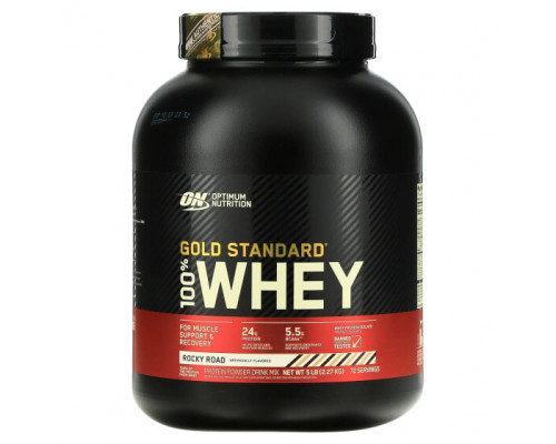 Сывороточный протеин Optimum Nutrition, Gold Standard 100% Whey, сыворотка со вкусом шоколадного мороженого, 2,27 кг (5 фунтов) Сывороточный протеин Optimum Nutrition, Gold Standard 100% Whey, сыворотка со вкусом шоколадного мороженого, 2,27 кг (5 фунтов)