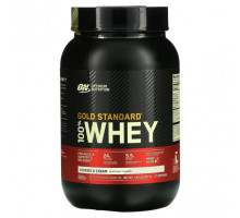 Сывороточный протеин Optimum Nutrition, Gold Standard 100% Whey, сыворотка со вкусом печенья и сливок, 837 г (1,84 фунта)