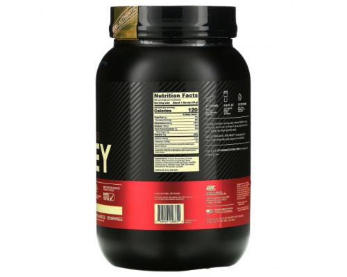 Сывороточный протеин Optimum Nutrition, Gold Standard 100% Whey, сыворотка, ванильное мороженое, 907 кг (2 фунта) Сывороточный протеин Optimum Nutrition, Gold Standard 100% Whey, сыворотка, ванильное мороженое, 907 кг (2 фунта)