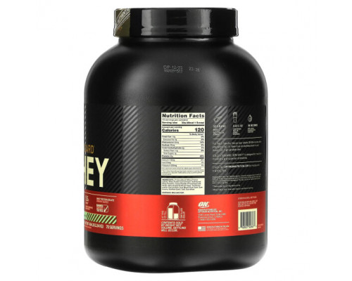 Сывороточный протеин Optimum Nutrition, Gold Standard 100% Whey, шоколад и мята, 2,24 кг (4,94 фунта)