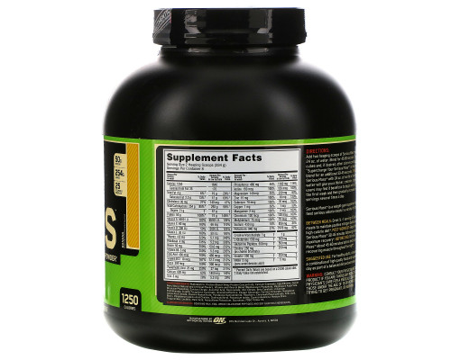 Optimum Nutrition Serious Mass High Protein Weight Gain Powder Banana 6 lbs (2.72 kg) Optimum Nutrition Serious Mass High Protein Weight Gain Powder Banana 6 lbs (2.72 kg)