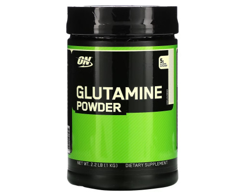 Optimum Nutrition, Glutamine Powder, Unflavored, 2.2 lbs (1 kg) Optimum Nutrition, Glutamine Powder, Unflavored, 2.2 lbs (1 kg)