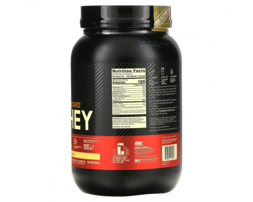 Сывороточный протеин Optimum Nutrition, Gold Standard, 100% сыворотка, со вкусом бананового крема, 907 г (2 фунта) Сывороточный протеин Optimum Nutrition, Gold Standard, 100% сыворотка, со вкусом бананового крема, 907 г (2 фунта)