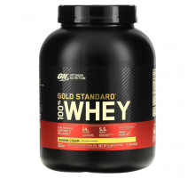 Сывороточный протеин Optimum Nutrition, 100% Whey Gold Standard, со вкусом банана, 5 фунтов (2,27 кг)