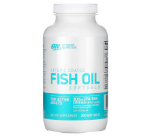 Optimum Nutrition, Кишечнорастворимый рыбий жир, 200 мягких капсул
