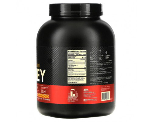 Сывороточный протеин Optimum Nutrition, Gold Standard 100% Whey, сыворотка со вкусом клубники и банана, 2,27 кг (5 фунтов)
