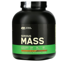 Optimum Nutrition Serious Mass High Protein Weight Gain Powder Chocolate Peanut Butter 6 lbs (2.72 kg)