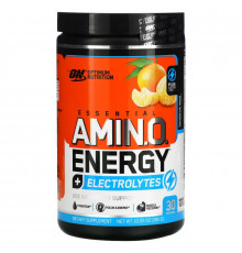 Optimum Nutrition, ESSENTIAL AMIN.O. ENERGY + ELECTROLYTES, Tangerine Wave, 10.05 oz (285 g)