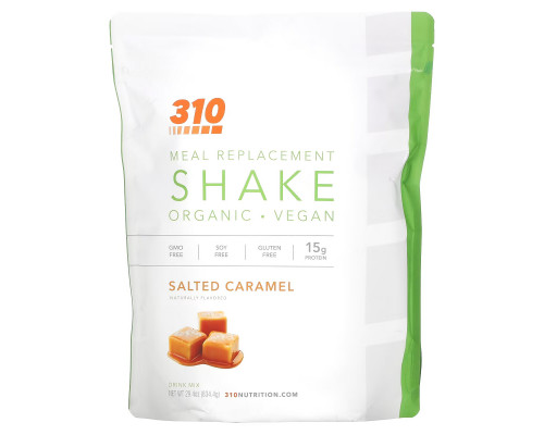 310 Nutrition, Meal Replacement Shake, Salted Caramel, 29.4 oz (834.4 g) 310 Nutrition, Meal Replacement Shake, Salted Caramel, 29.4 oz (834.4 g)