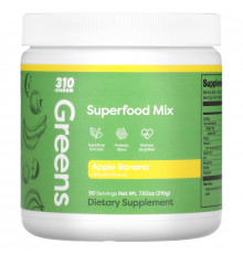 310 Nutrition, Greens, Superfood Mix, Apple Banana, 7.62 oz (216 g)