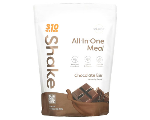310 Nutrition, All-In-One Meal Shake, Chocolate Bliss, 29.2 oz (828.8 g) 310 Nutrition, All-In-One Meal Shake, Chocolate Bliss, 29.2 oz (828.8 g)