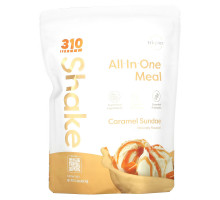 310 Nutrition, All-In-One Meal Shake, Caramel Sundae , 14.4 oz (407.4 g)