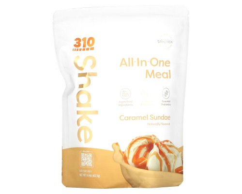 310 Nutrition, All-In-One Meal Shake, Caramel Sundae , 14.4 oz (407.4 g) 310 Nutrition, All-In-One Meal Shake, Caramel Sundae , 14.4 oz (407.4 g)