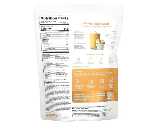 310 Nutrition, All-In-One Meal Shake, Caramel Sundae , 14.4 oz (407.4 g) 310 Nutrition, All-In-One Meal Shake, Caramel Sundae , 14.4 oz (407.4 g)