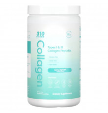 310 Nutrition, Collagen, пептиды коллагена типа I и III, цитрусовые, 357 г (12,6 унции)