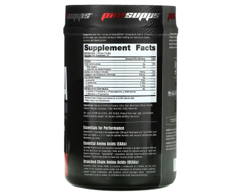 ProSupps, Hydro BCAA +Essentials, Fruit Punch, 14.6 oz (414 g) ProSupps, Hydro BCAA +Essentials, Fruit Punch, 14.6 oz (414 g)