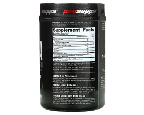 ProSupps, Hydro BCAA +Essentials, Blue Raspberry, 14.6 oz (414 g) ProSupps, Hydro BCAA +Essentials, Blue Raspberry, 14.6 oz (414 g)
