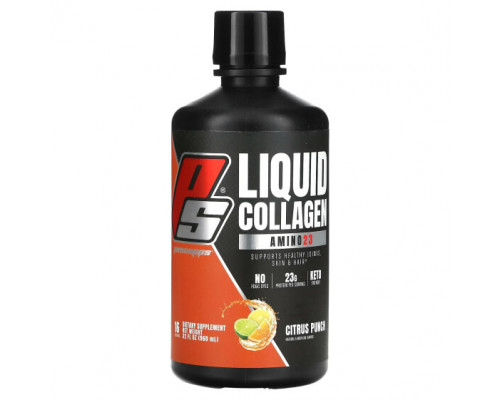 Аминокислоты ProSupps, Amino23, жидкий коллагеновый протеин, цитрусовый пунш, 946 мл (32 унции) Аминокислоты ProSupps, Amino23, жидкий коллагеновый протеин, цитрусовый пунш, 946 мл (32 унции)