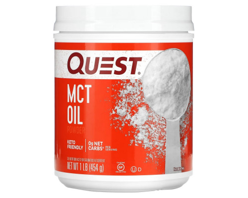 Quest Nutrition, Порошок из масла среднецепочечных триглицеридов, 454 г Quest Nutrition, Порошок из масла среднецепочечных триглицеридов, 454 г