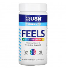 USN, Feels, Mood & Mind Enhancer, 60 Veggie Capsules USN, Feels, Mood & Mind Enhancer, 60 Veggie Capsules