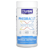 USN, Phedracut Water X, 90 Capsules