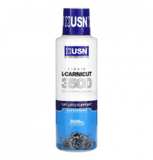 USN, Liquid L-Carnicut 3500, Max Strength Dosage, Blue Raspberry, 15.22 fl oz (450 ml)