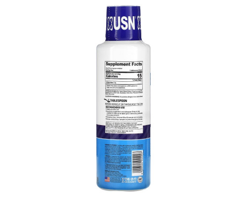 USN, Liquid L-Carnicut 3500, Max Strength Dosage, Blue Raspberry, 15.22 fl oz (450 ml) USN, Liquid L-Carnicut 3500, Max Strength Dosage, Blue Raspberry, 15.22 fl oz (450 ml)