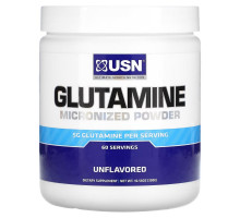 USN, Glutamine Micronized Powder, Unflavored, 5 g, 10.58 oz (300 g)