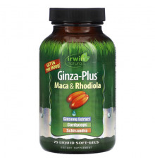 Растительные экстракты и настойки Irwin Naturals, Гиндза-Плюс 75 жидких гелевых капсул