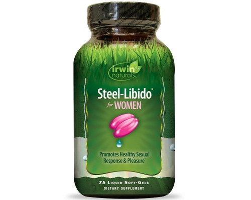 Irwin Naturals Steel-Libido для женщин 75 гелевых капсул Irwin Naturals Steel-Libido для женщин 75 гелевых капсул