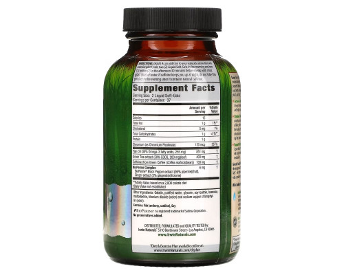 Irwin Naturals Зеленый Чай Метаболайзер Жиров 75 жидких гелевых капсул Irwin Naturals Зеленый Чай Метаболайзер Жиров 75 жидких гелевых капсул