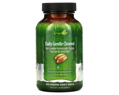Irwin Naturals Daily Gentle Cleanse 60 Liquid Soft-Gels Irwin Naturals Daily Gentle Cleanse 60 Liquid Soft-Gels