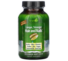 Irwin Naturals Здоровая кожа и волосы плюс ногти 60 жидких гелевых капсул