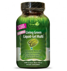 Irwin Naturals Зеленые мульти формулы для женщин гелевые капсулы 120 жидких гелевых капсул