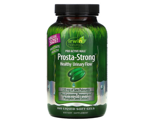 Irwin Naturals Prosta-Strong здоровье простаты и мочеиспускания 180 капсул Irwin Naturals Prosta-Strong здоровье простаты и мочеиспускания 180 капсул