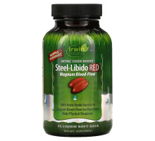 Irwin Naturals Steel-Libido Red 75 жидких желатиновых капсул