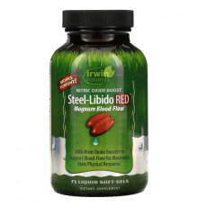 Irwin Naturals Steel-Libido Red 75 жидких желатиновых капсул
