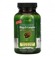 Irwin Naturals Мега B с быстрой энергией MCT's 60 жидких гелевых капсул