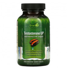 Мужское здоровье Irwin Naturals, Testosterone UP, 60 жидкостных желатиновых капсул