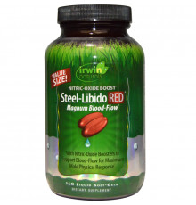 Irwin Naturals Steel-Libido RED Max-Blood Flow 150 Liquid Soft-Gels