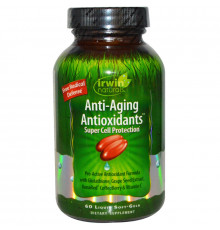 Irwin Naturals, Антивозрастные антиоксиданты , 60 гелевых капсул с жидким наполнителем