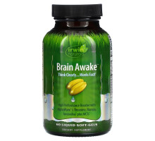Irwin Naturals Brain Awake 60 жидких гелевых капсул