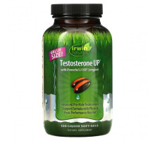 Мужское здоровье Irwin Naturals, Testosterone UP, тестостерон, 120 капсул с жидкостью