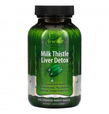 Irwin Naturals, Milk Thistle Live Detox, 60 Liquid Soft-Gels