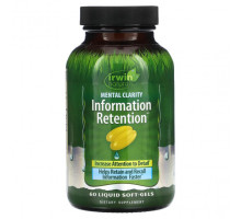 Улучшение памяти и работы мозга Irwin Naturals, 