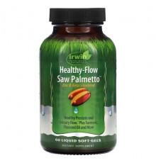 Мужское здоровье Irwin Naturals, Healthy-Flow Saw Palmetto, 60 желатиновых капсул