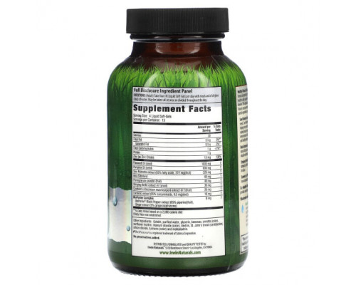 Мужское здоровье Irwin Naturals, Healthy-Flow Saw Palmetto, 60 желатиновых капсул Мужское здоровье Irwin Naturals, Healthy-Flow Saw Palmetto, 60 желатиновых капсул