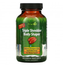 Irwin Naturals, Добавка для коррекции фигуры Triple Shredder Body-Shaper, 60 желатиновых капсул